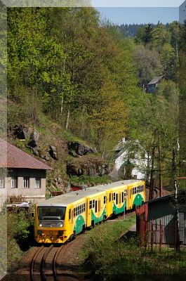 814.001+854.002 Na vjezdu do Tanvaldu u Žďárského tunelu